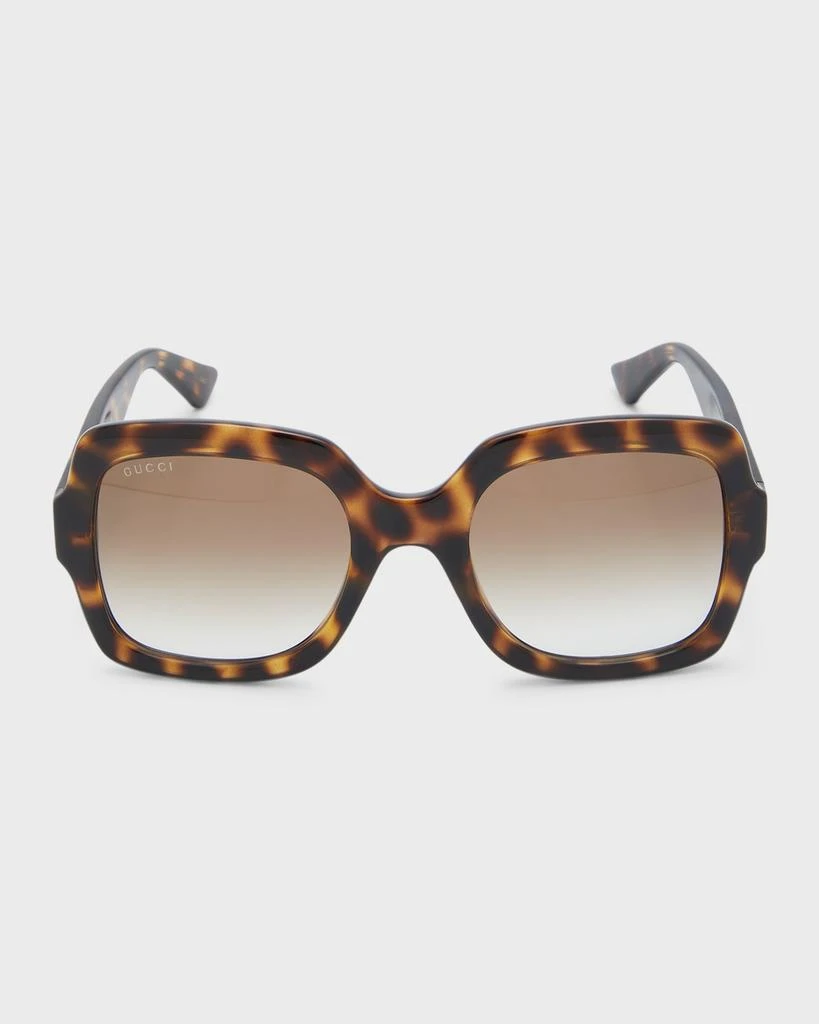 Gucci Gradient GG Square Injection Plastic Sunglasses 3