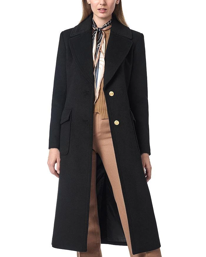 Bernardo Classic tailored Wool Melton Coat 1