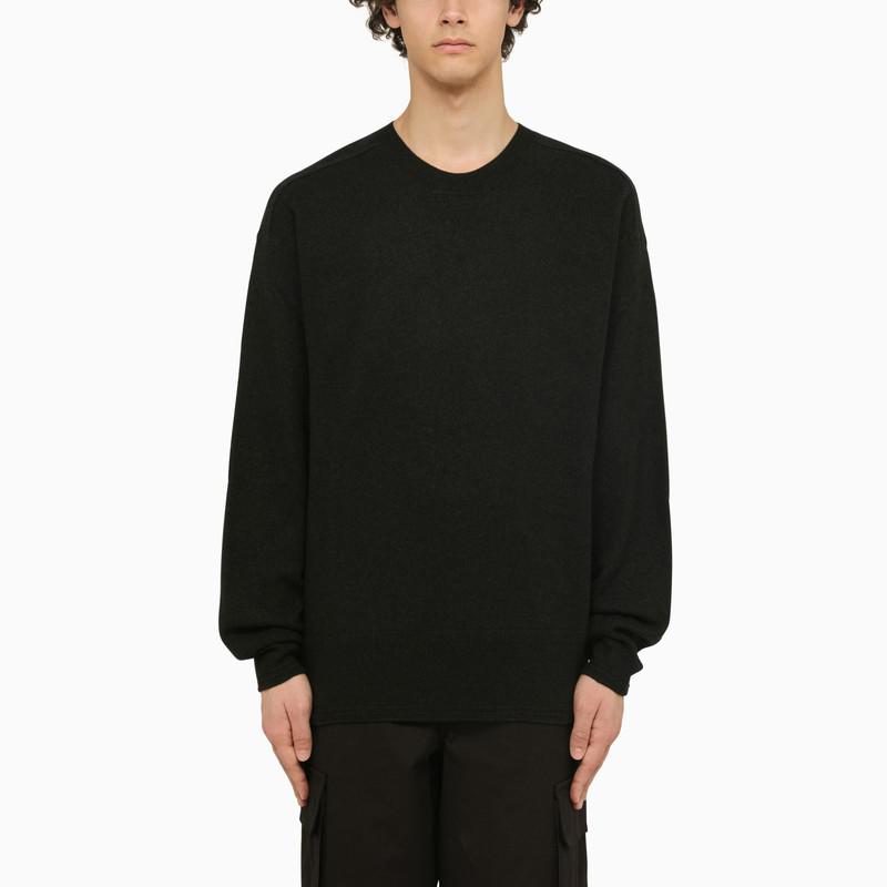 Burberry Black wool crewneck pullover