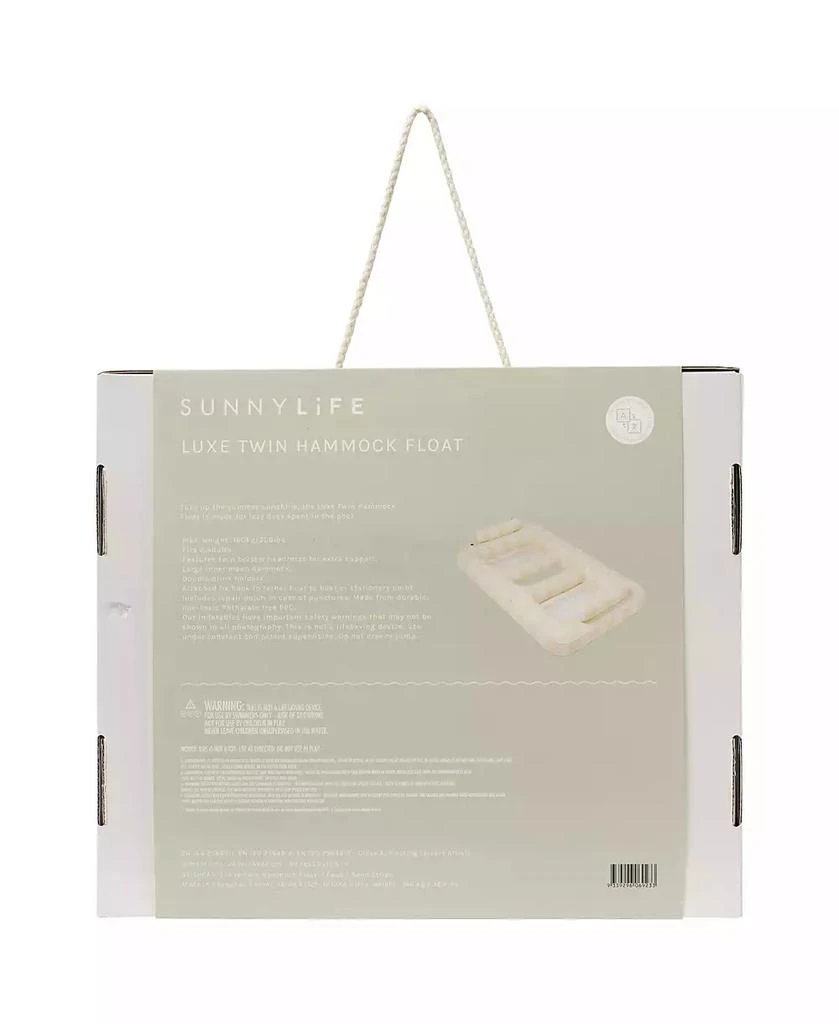 Sunnylife Luxe Twin Hammock Float: Casa Sand Stripe 6