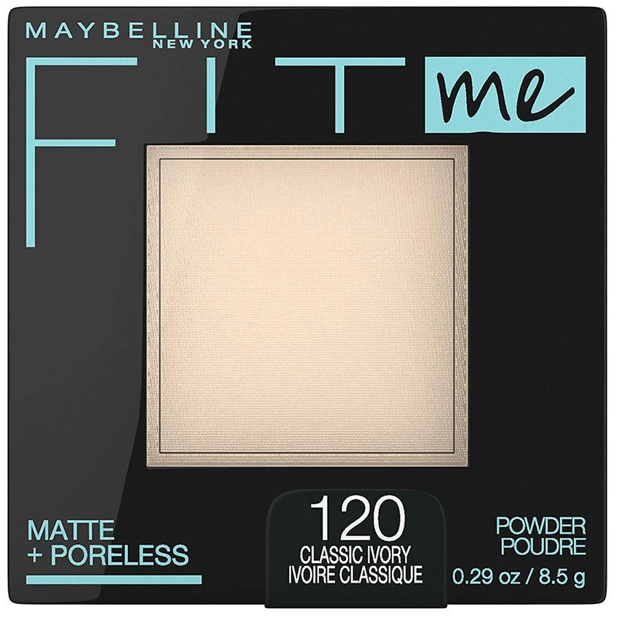 Maybelline Fit Me Matte + Poreless Pressed Face Powder Makeup 1