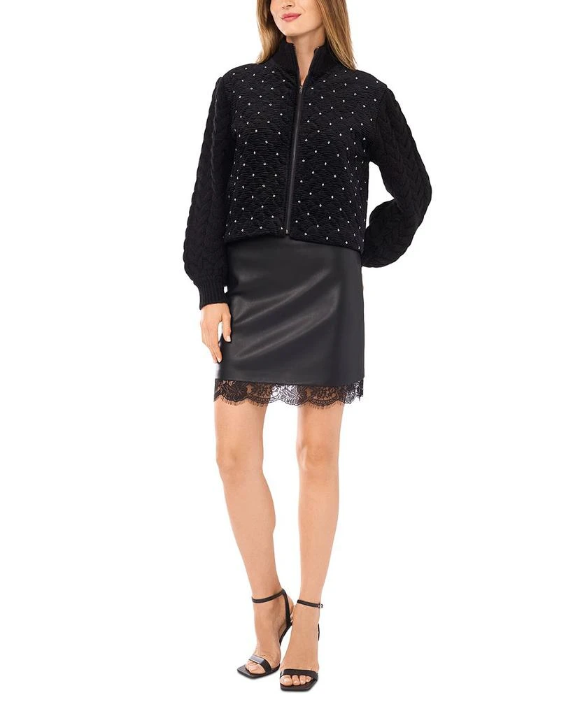 Vince Camuto Quilted Velvet Jacket 6