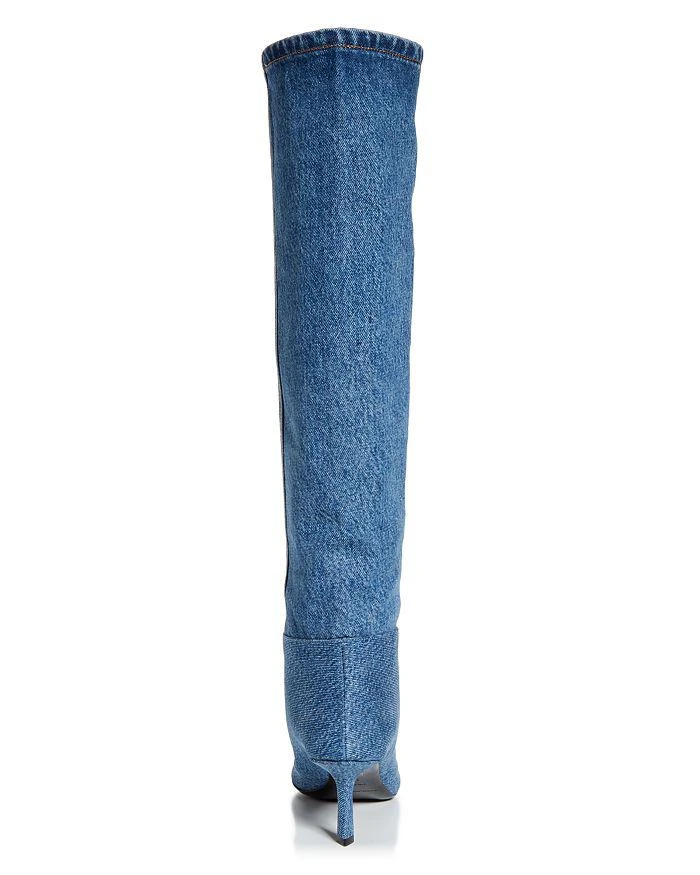 Alexander Wang Women's Viola Denim Slouch Boots 3