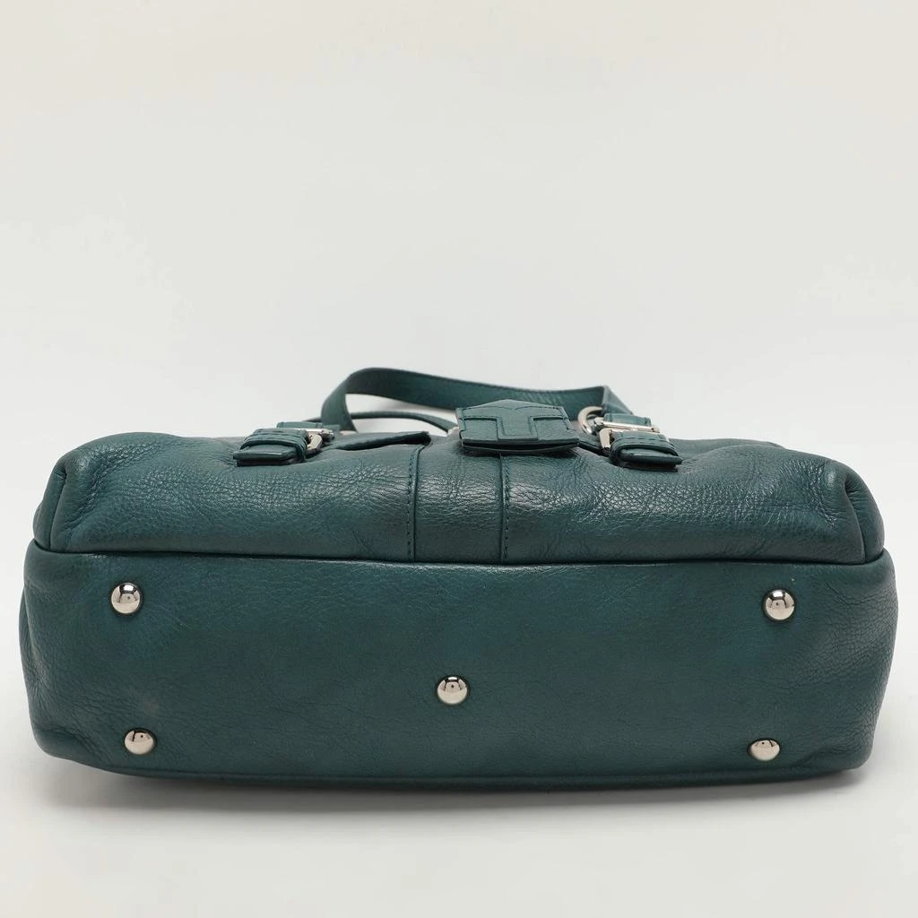 Yves Saint Laurent Yves Saint Laurent Green Leather Lover Satchel 7
