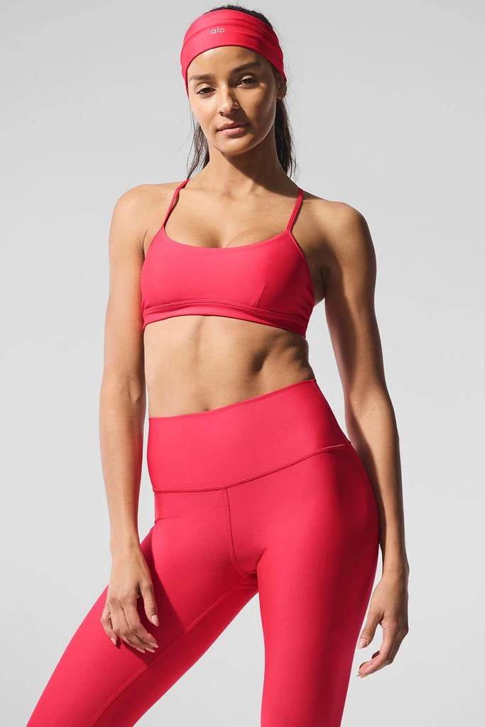 Alo Airlift Intrigue Bra - Candy Red 2