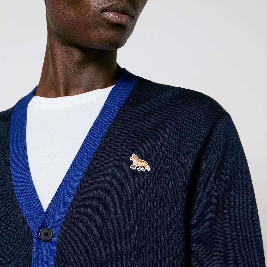Maison Kitsune Baby Fox Patch Wool Cardigan 4