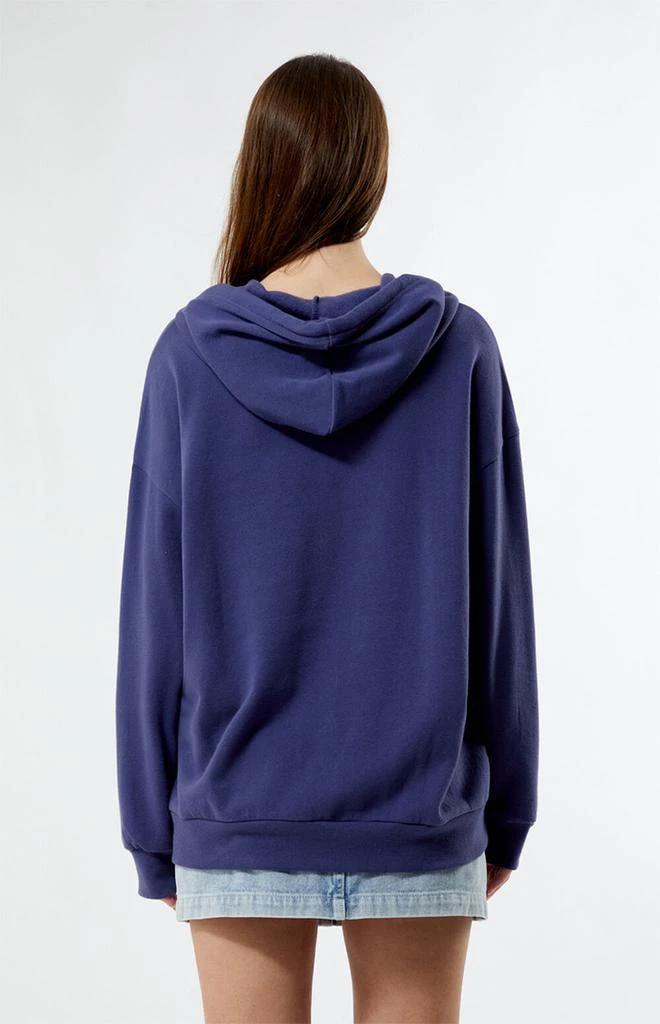 PacSun Denim Number Patch Hoodie 3
