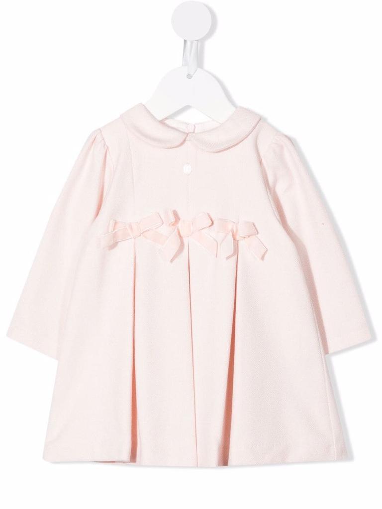 Patachou bow-detail pleated dress - kids