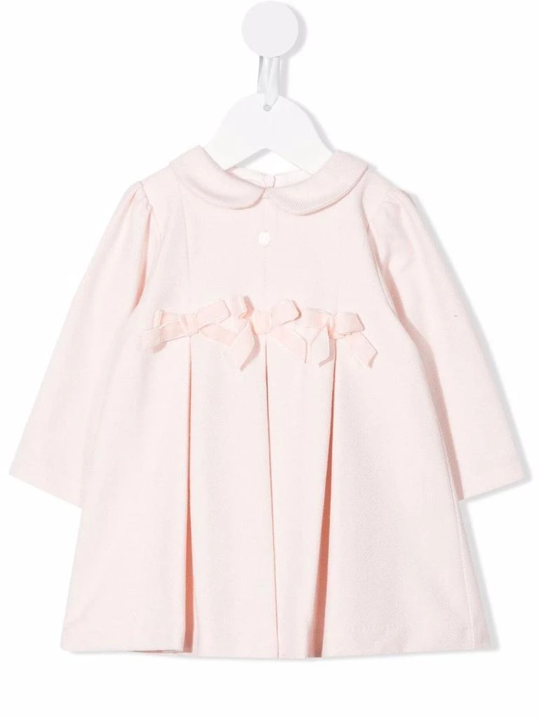 Patachou bow-detail pleated dress - kids 1