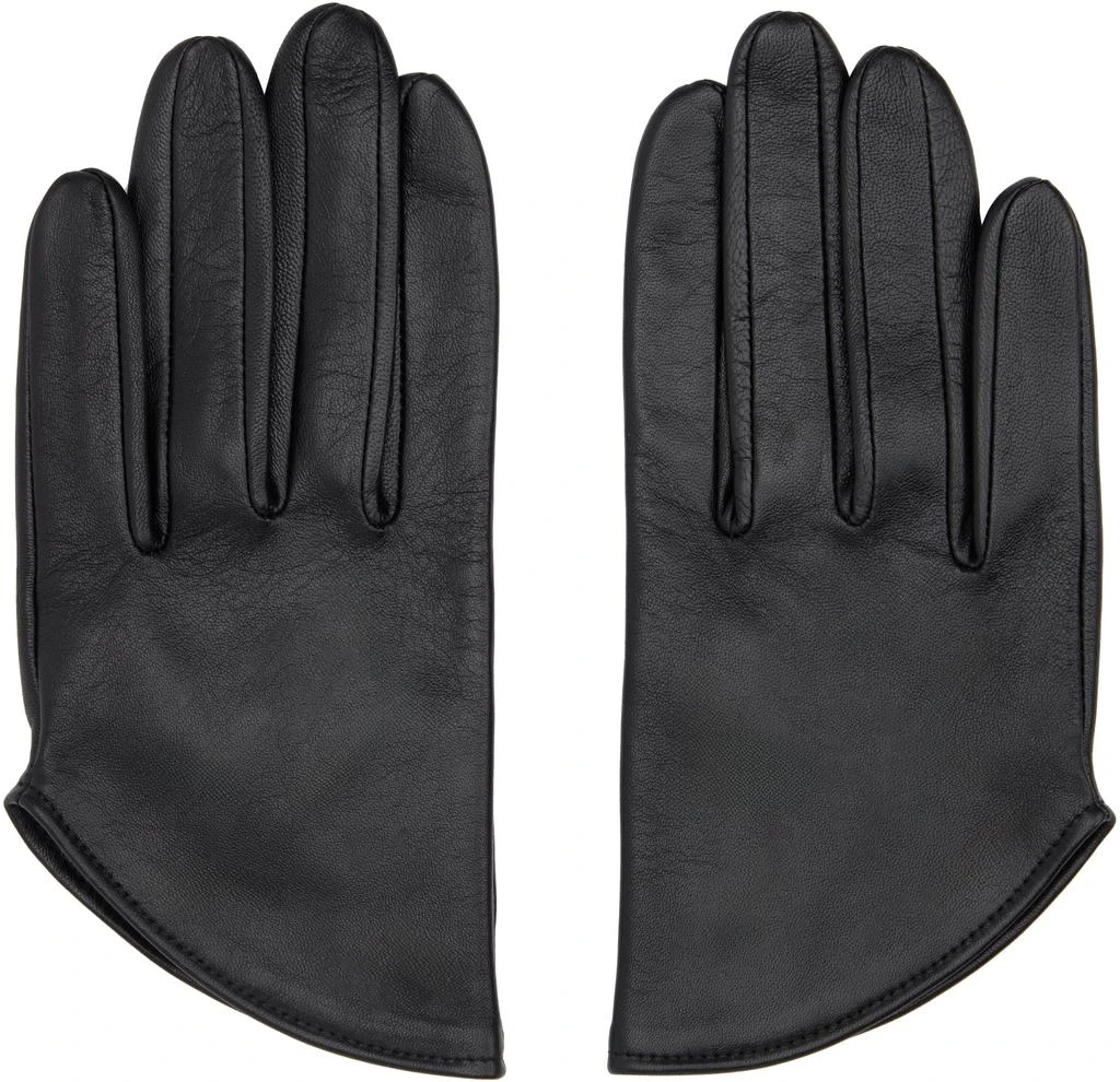 YOHJI YAMAMOTO Black Short Gloves 1