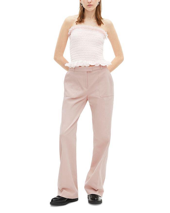 The Kooples Smocked Tube Top