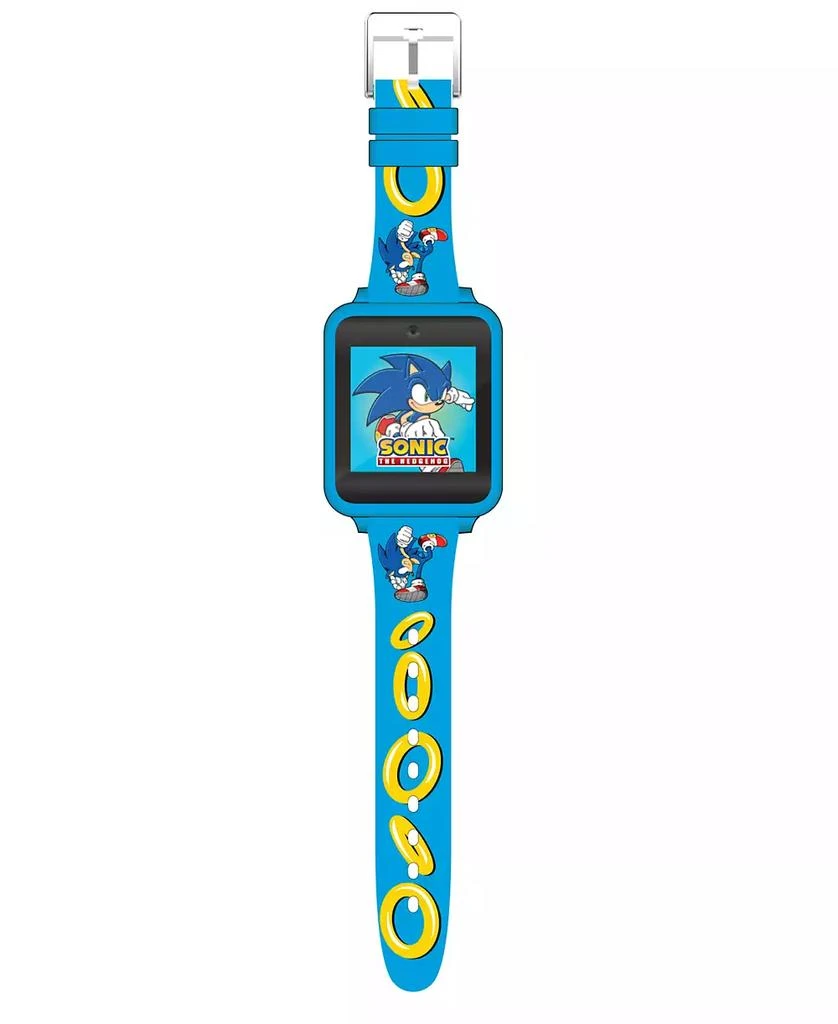 SEGA Children
s Sonic the Hedgehog Blue Silicone Smart Watch 38mm 3