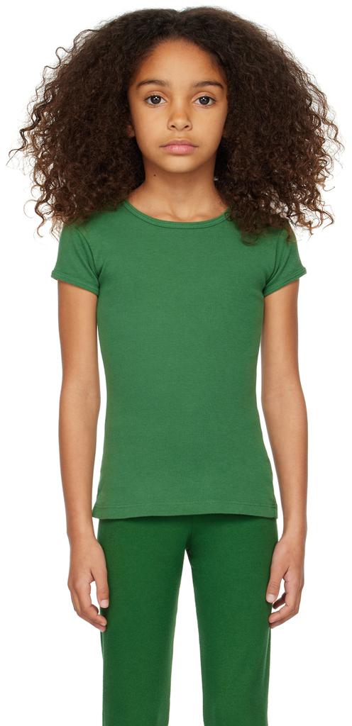 Gil Rodriguez SSENSE Exclusive Kids Green Bellevue T-Shirt