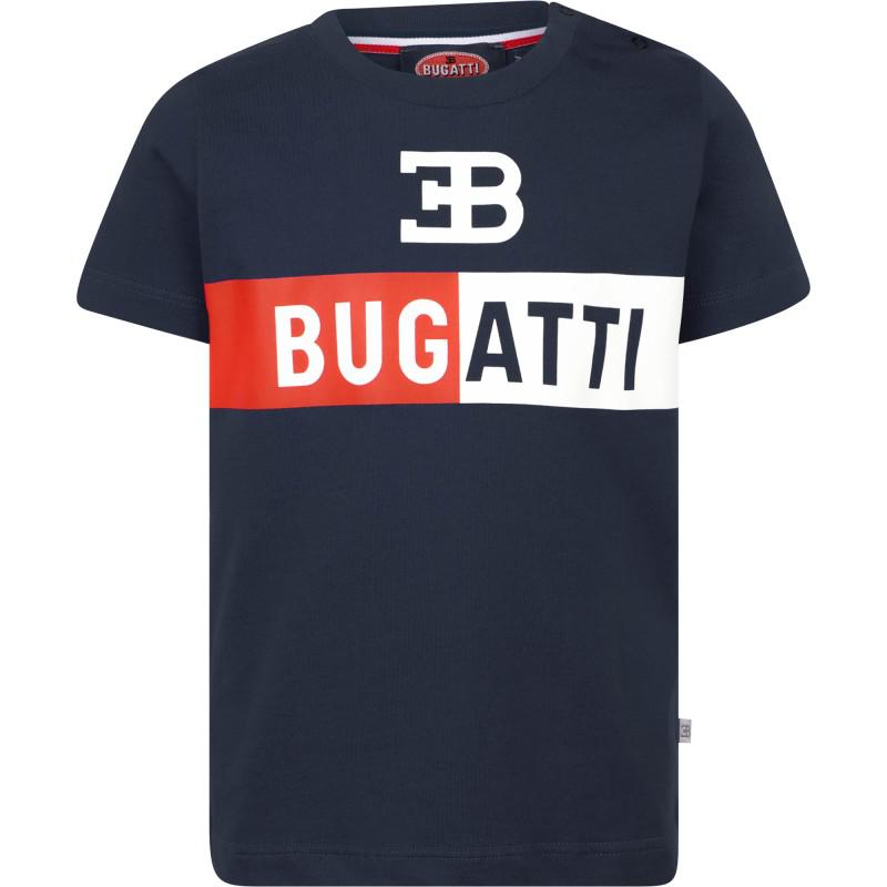 Bugatti Bold logo t shirt in navy