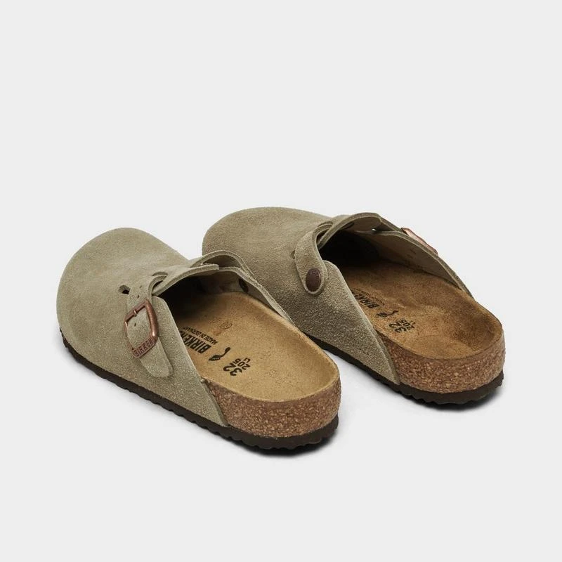 Birkenstock Little Kids' Birkenstock Boston Suede Leather Clog Shoes 4