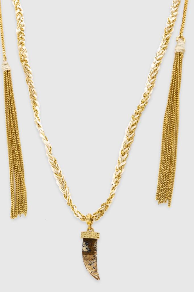 Rebecca Minkoff Shark Tooth Slider Necklace