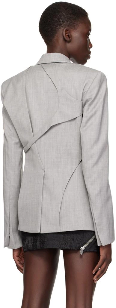 HELIOT EMIL Gray Harness Blazer 3