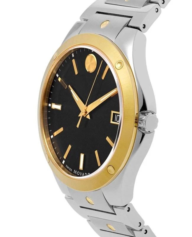 Movado Movado SE Black Dial Steel Unisex Watch 0607596 3