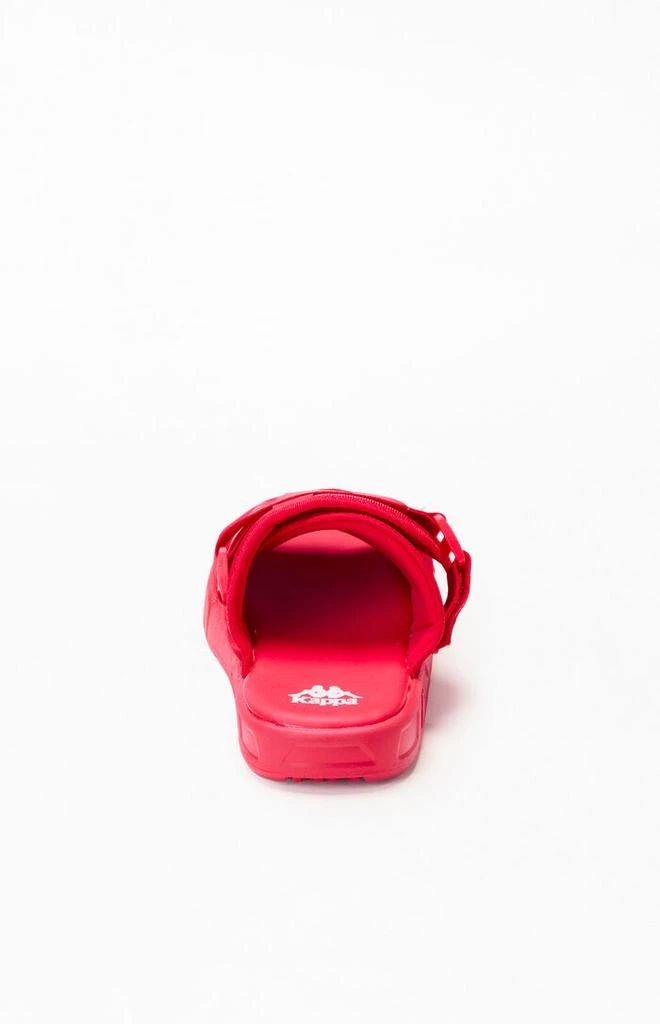 Kappa Red Authentic Bastian 1 Slide Sandals 3