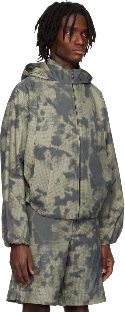 pet-tree-kor Gray Tension Hood Jacket