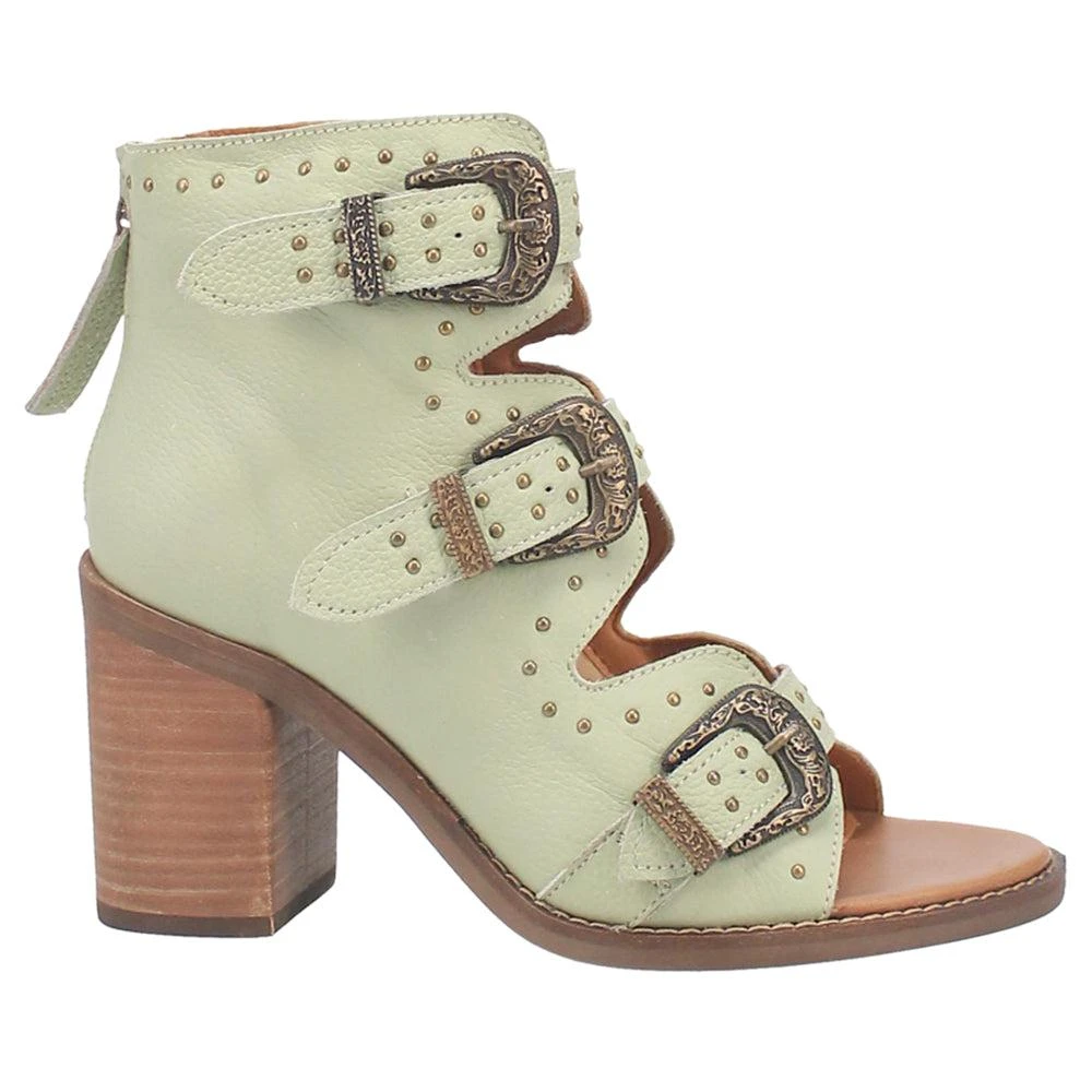 Dingo Ziggy Studded Open Toe Shootie Pumps 1