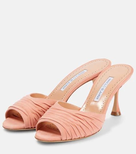 Manolo Blahnik Pirua 70 suede mules 4