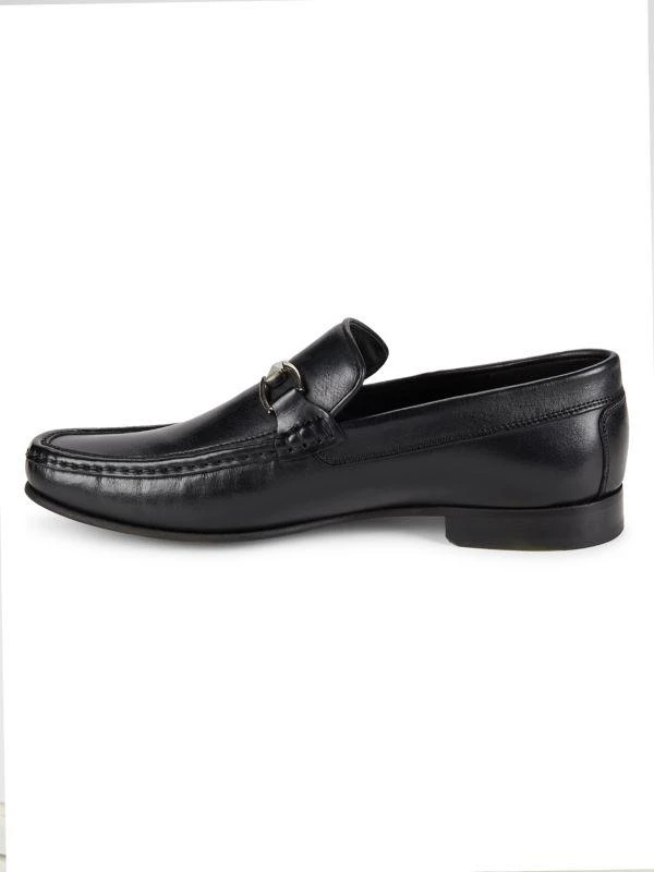 Donald J Pliner Leather Bit Loafers 4