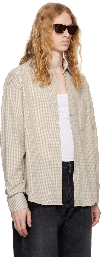 mfpen Beige Executive Shirt