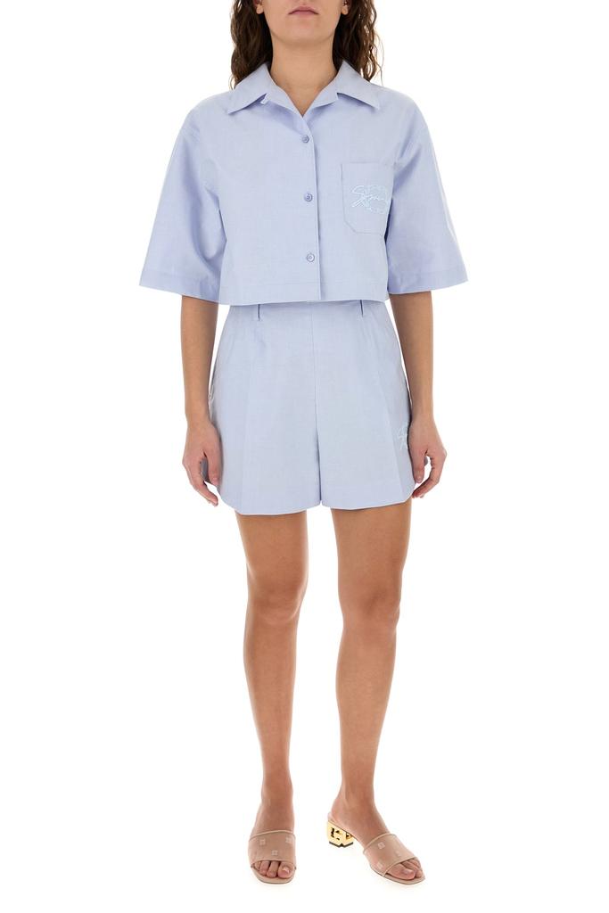 Givenchy Powder blue cotton shorts - Shorts - BeyondStyle