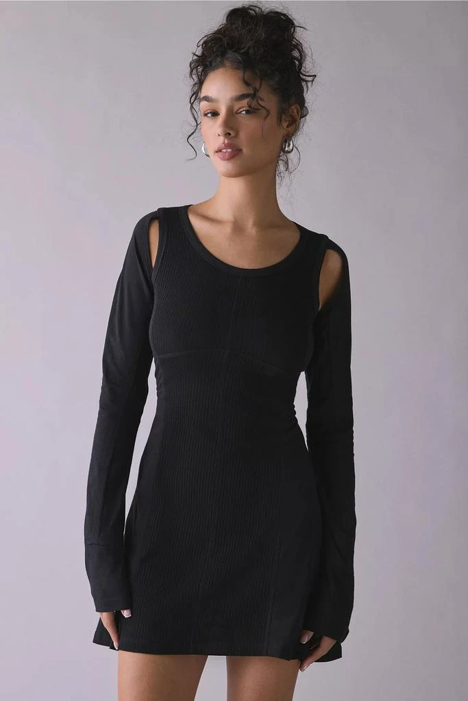 The Ragged Priest The Ragged Priest Agent Cut-Out Jersey Knit Mini Dress - Black - 8