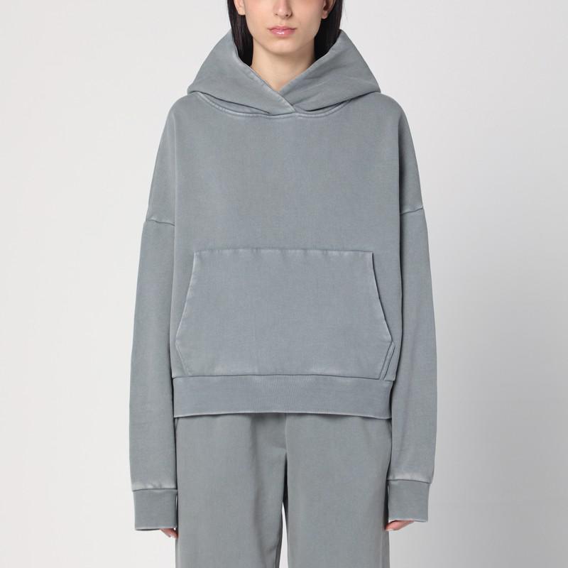 Entire Studios Grey hooded sweatshirt in cotton