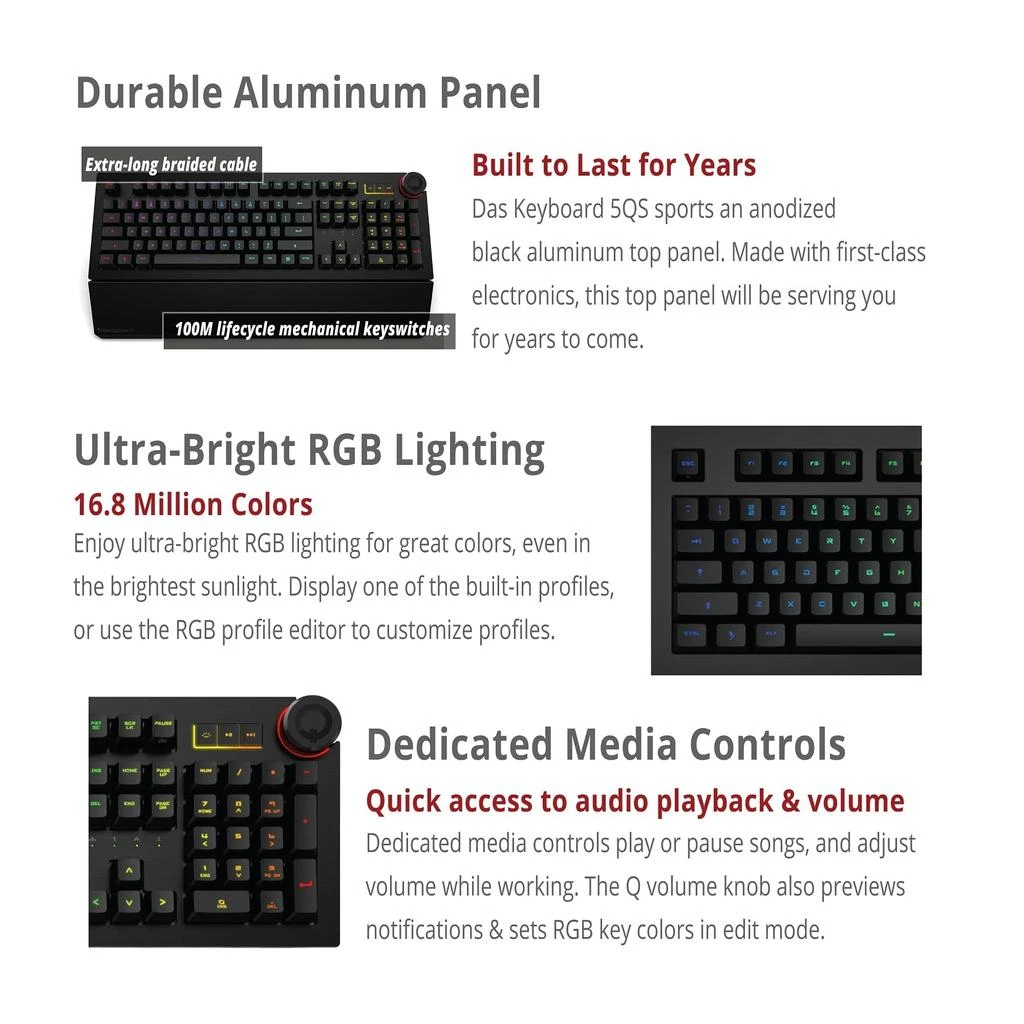Das Keyboard THE SECOND GENERATION 5QS SMART RGB - BeyondStyle