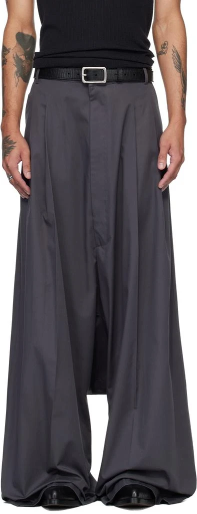 LU
U DAN Gray Lowline Trousers