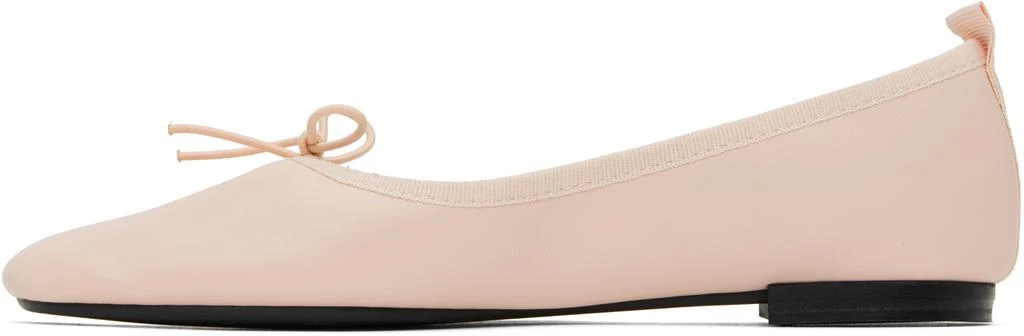 Repetto Pink Garance Square Toe Ballerina Flats 3