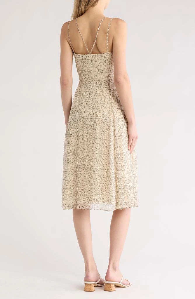 Theory Square Neck Double Strap Silk Dress 2