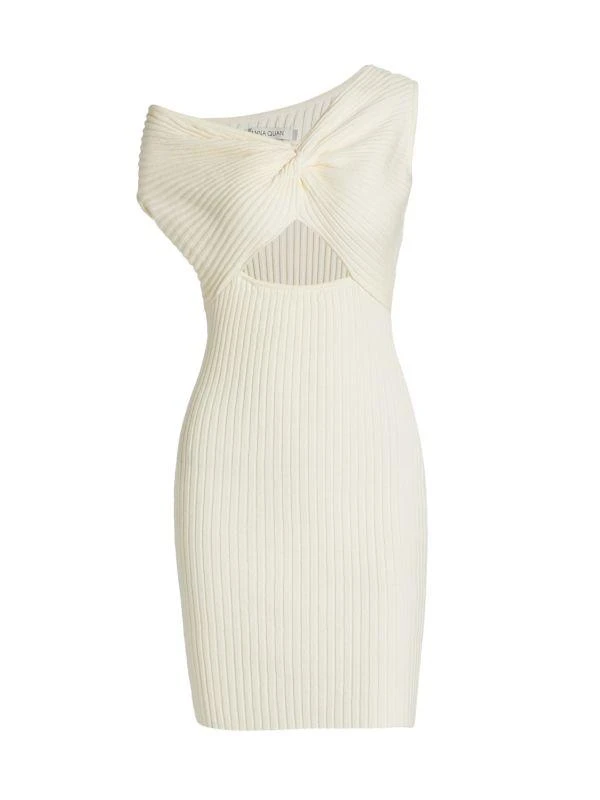 Anna Quan Zali One-Shoulder Minidress 6