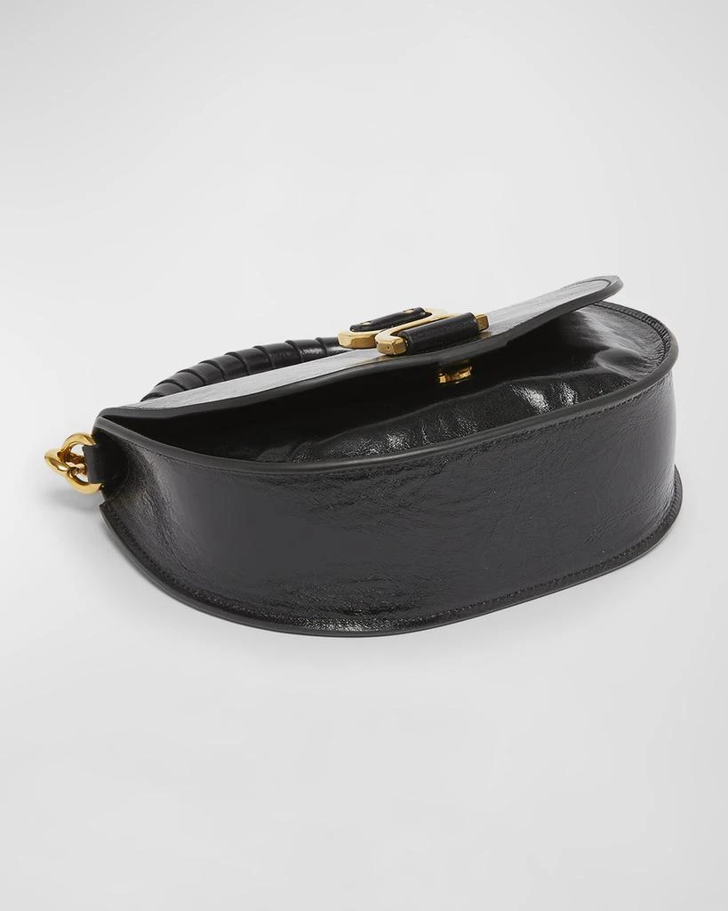 Chloé Marcie Flap Crossbody Bag in Shiny Calfskin 2