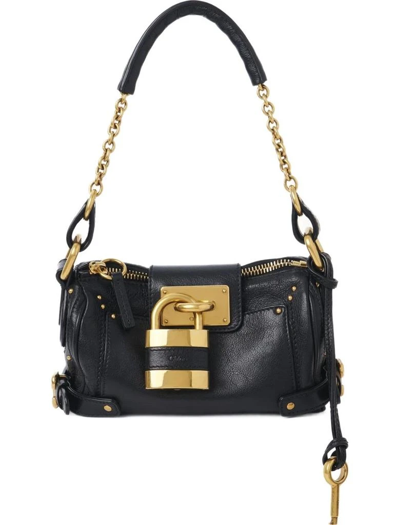 Chloé Women
s Small Paddington Chain Bag In Grained Leather