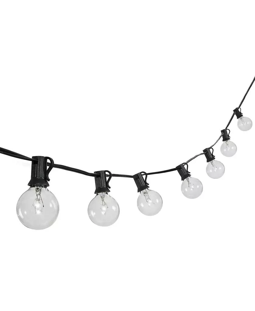 JONATHAN Y 25-Light Indoor and Outdoor Contemporary Rustic Incandescent G40 Bistro Globe Bulb String Lights 2