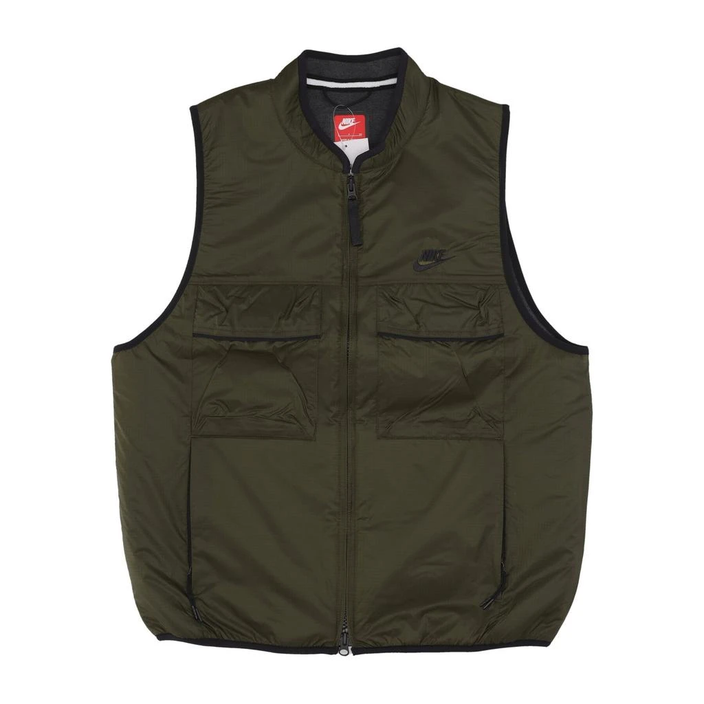 NIKE Men's Tech Fleece Utility Vest Cargo Khaki/black 1