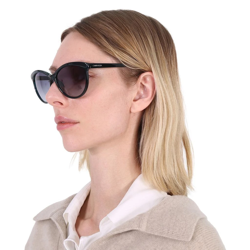 Calvin Klein Calvin Klein Blue Gradient Cat Eye Ladies Sunglasses CK19534S 430 58 2
