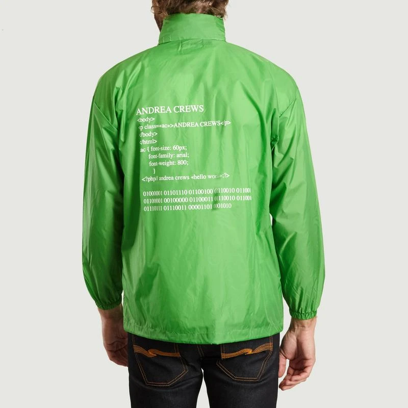 ANDREA CREWS Windy Windbreaker Green ANDREA CREWS 3