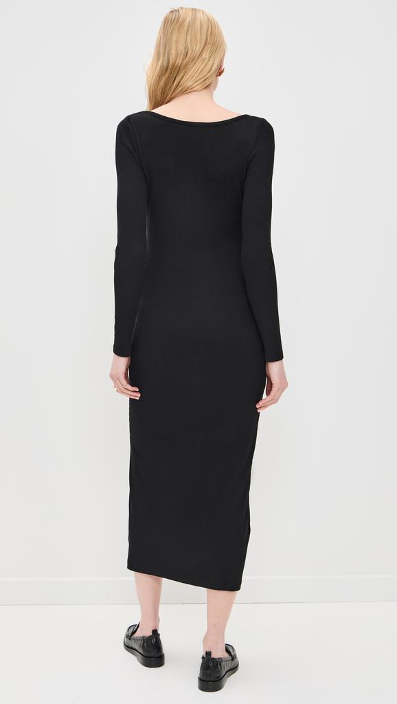 HATCH The Long Sleeve Rib Dress