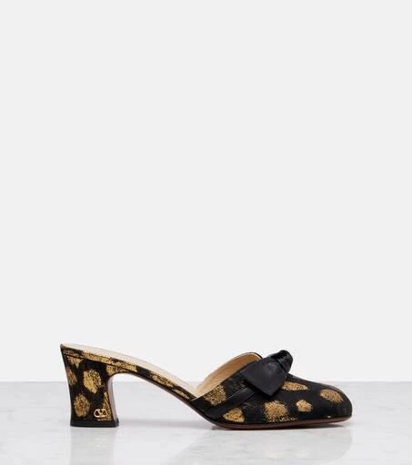 Valentino Knotty 60 bow-detail mules 4