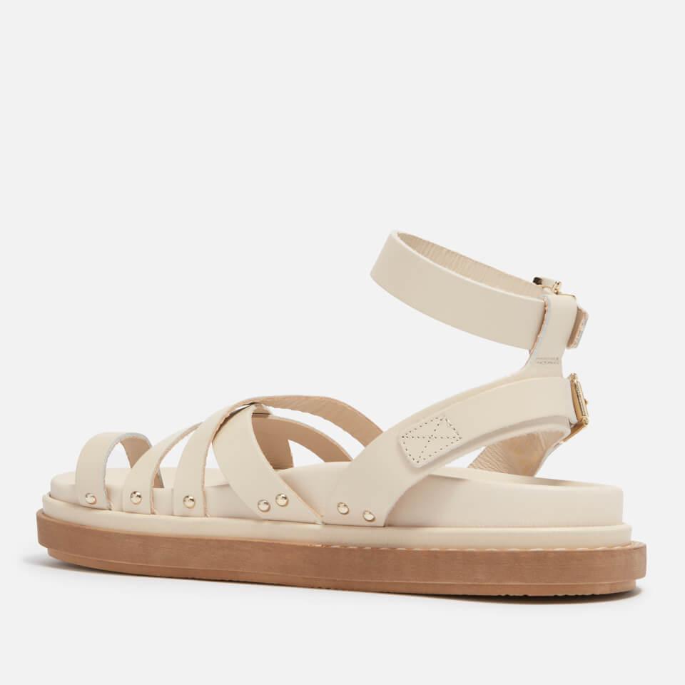 ALOHAS ALOHAS WOMEN'S BUCKLE UP LEATHER SANDALS