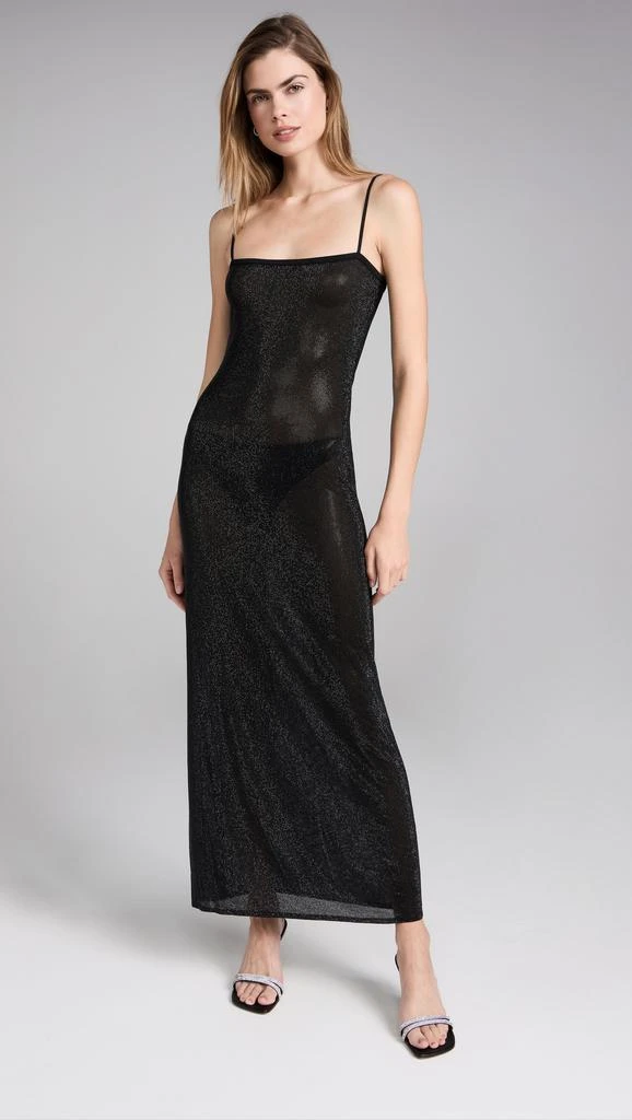 Alexander Wang Cami Slip Dress with Clear Bead Hotfix 6