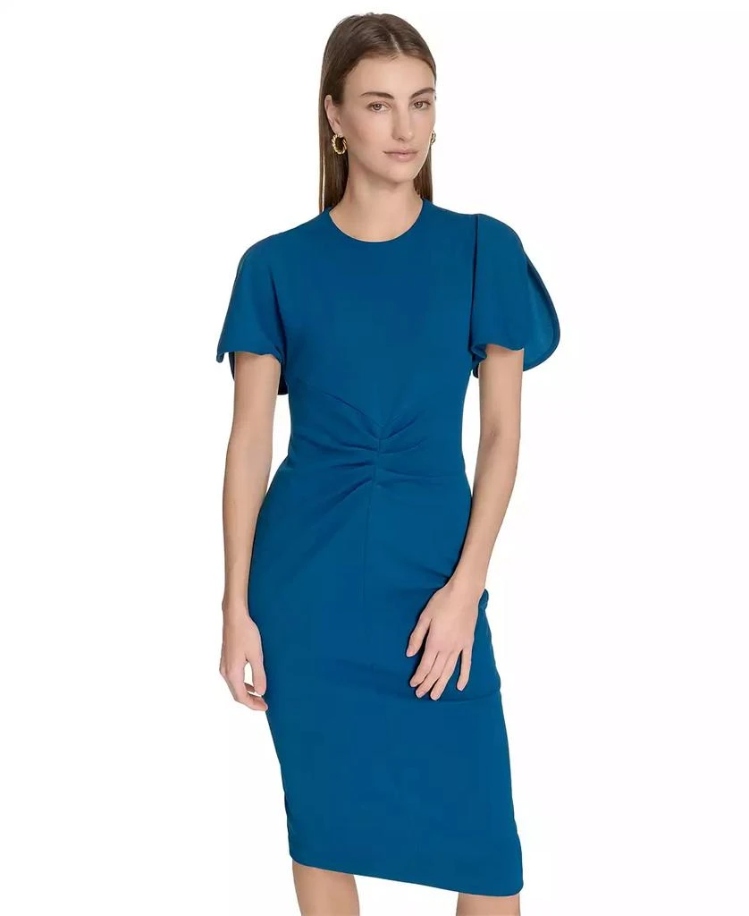 Calvin Klein Women
s Scuba Crepe Sheath Dress 2