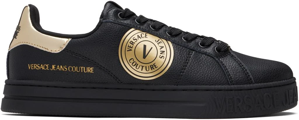 Versace Jeans Couture Black V-Emblem Court 88 Sneakers 1