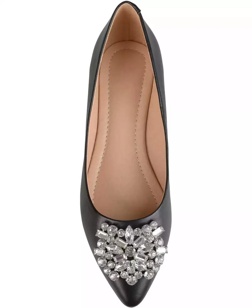 Journee Collection Women's Renzo Jeweled Flats 4