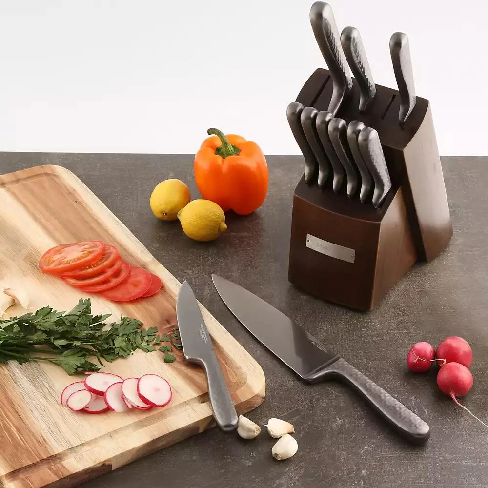 Cambridge Silversmiths Cambridge Nero 12-Piece Cutlery Set with Knife Block 4